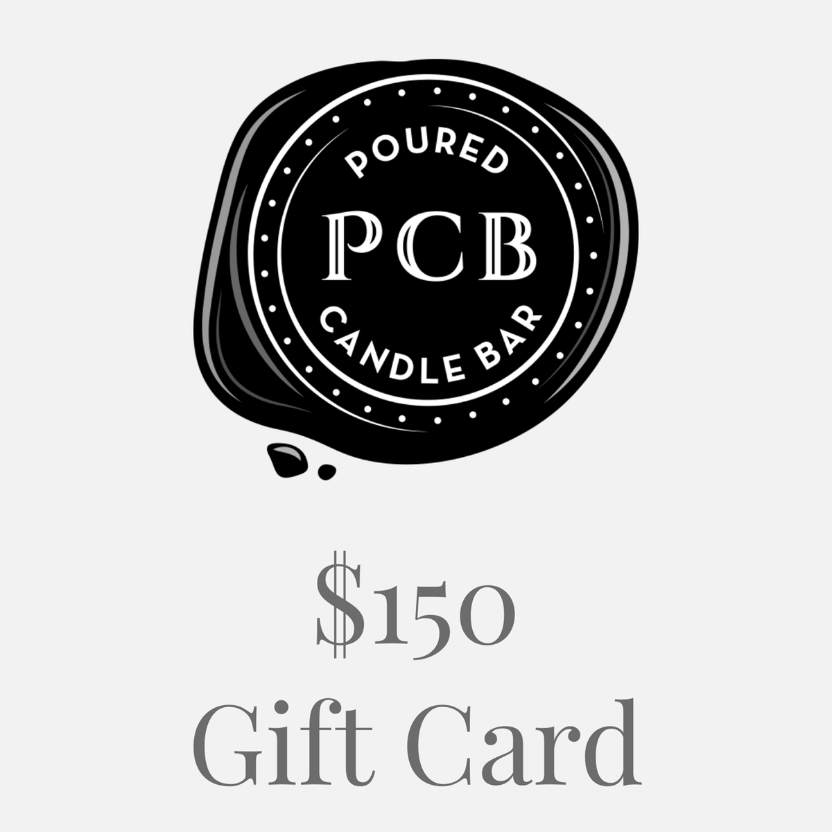 PCB Gift Cards - Poured Candle Bar