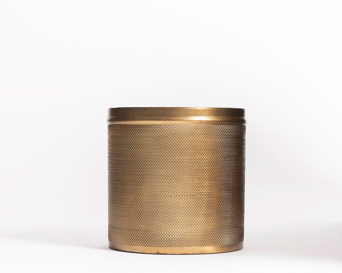 STUDDED IRON CANISTER - Poured Candle Bar